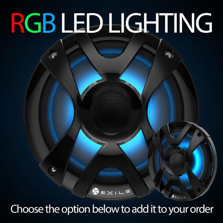 Exile SX65M 6.5 inch cabin speaker installed in boat interior providing clear highs and rich bass for marine audio systems