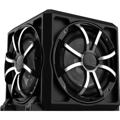 Close-up of Wet Sounds Revo 12 PSE showing 12” sub and grille