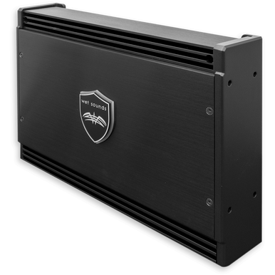 Wet Sounds Sinister amp with remote level control and high-level inputs